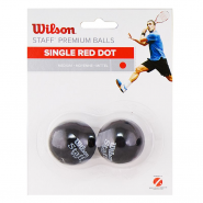 Мяч для сквоша Wilson Staff Red средняя скорость WRT617700